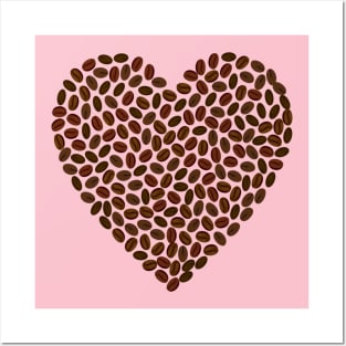 Coffee Heart Posters and Art